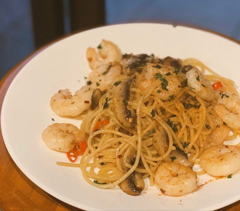 Chilli Prawn Pasta
