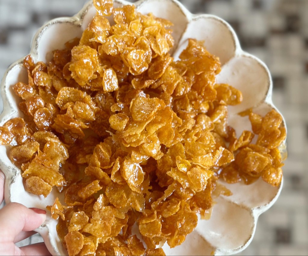Honey Cornflake Cookies