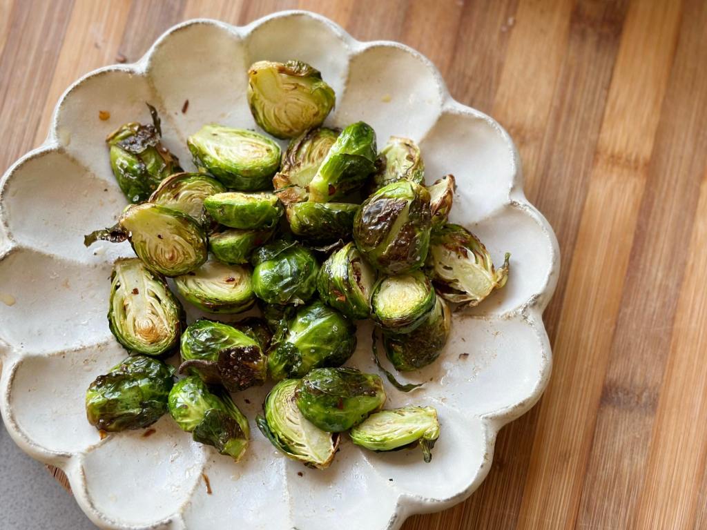 Air-fry Brussels Sprout