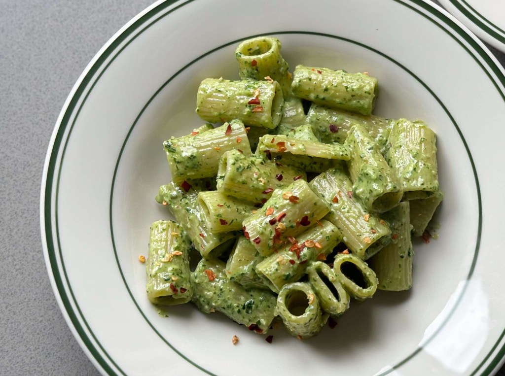 Pesto Pasta (make your own pesto&nbsp;paste)