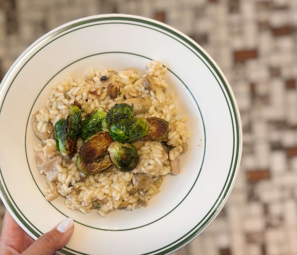 Mushroom Chicken Risotto